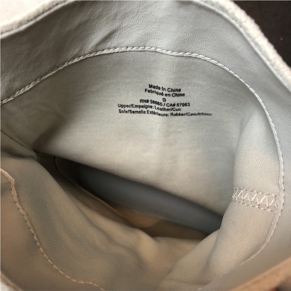 Something Navy Milo white grey suede western heeled boot 9 - Picture 5 of 7